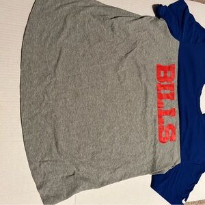 Nike Gray and Blue Short Sleeve Tee